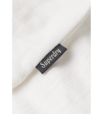Superdry Camiseta sin mangas con logo Cali blanco