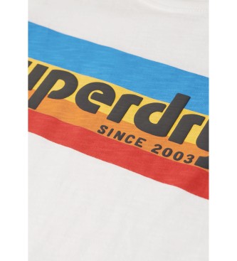 Superdry Koszulka bez rękawów z białym logo Cali