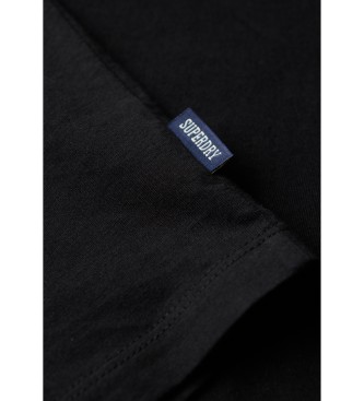 Superdry Essential logo sleeveless T-shirt noir