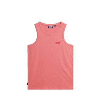 Superdry Mouwloos T-shirt zonder logo roze