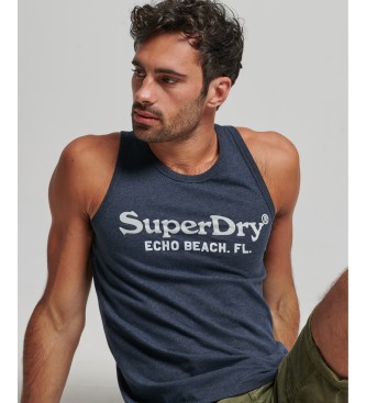 Superdry T-shirt sans manches avec logo Vintage Logo Venue Classic navy
