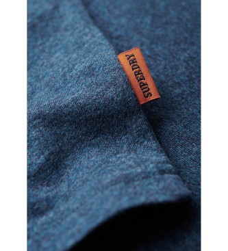 Superdry Essentieel mouwloos T-shirt met blauw logo