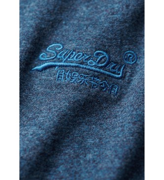 Superdry Niezbędna koszulka bez rękawów z niebieskim logo