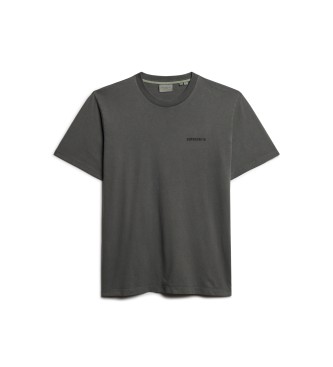 Superdry Loose T-shirt with grey over-dyed logo
