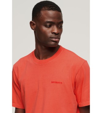 Superdry Loose T-shirt with red over-dyed logo