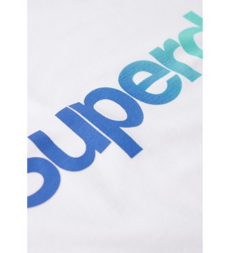 Superdry T-shirt ample avec logo Core blanc
