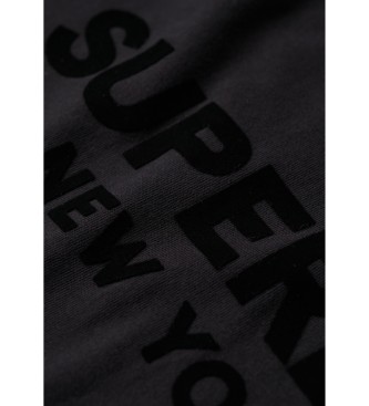 Superdry Luxury Sport loose t-shirt black