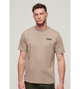 Superdry T-shirt Luxury Sport taupe