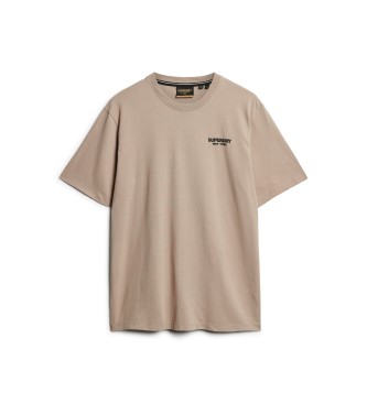 Superdry T-shirt Luxury Sport taupe