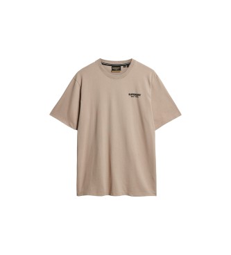 Superdry T-shirt Luxury Sport taupe