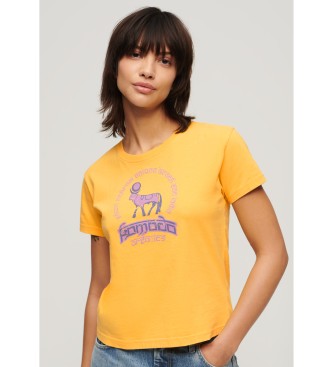 Superdry Koszulka Komodo Ashram żółta