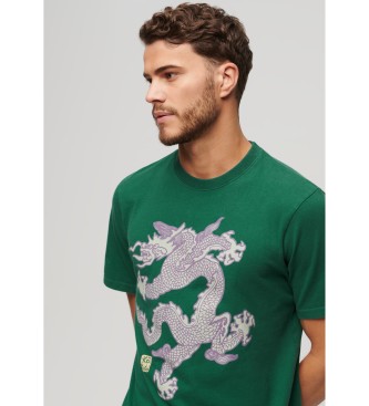 Superdry Komodo Vintage zelena majica