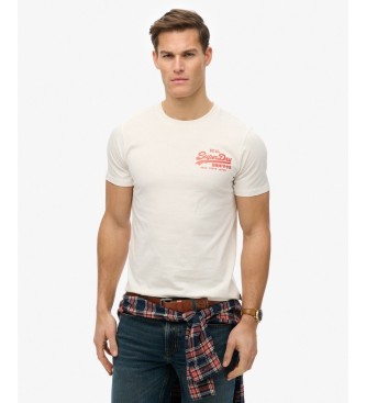 Superdry White Tokyo Relaxed T-shirt