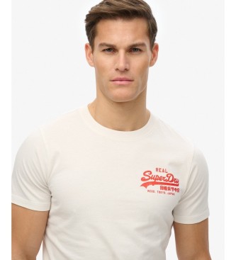 Superdry White Tokyo Relaxed T-shirt