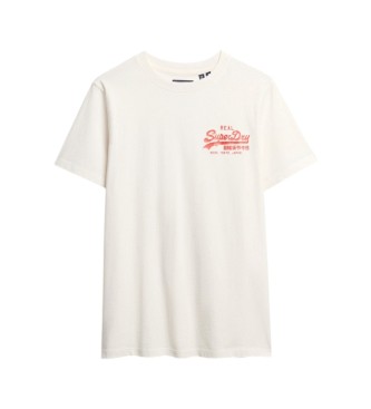 Superdry White Tokyo Relaxed T-shirt