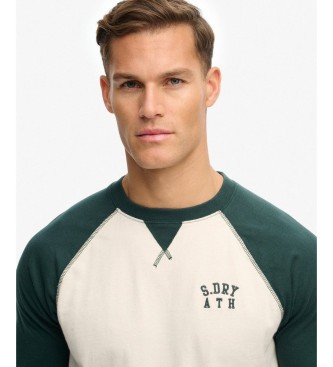 Superdry Vintage Athletic Baseball T-shirt green