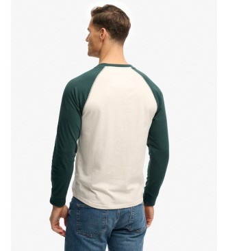 Superdry Vintage Athletic Baseball T-shirt green