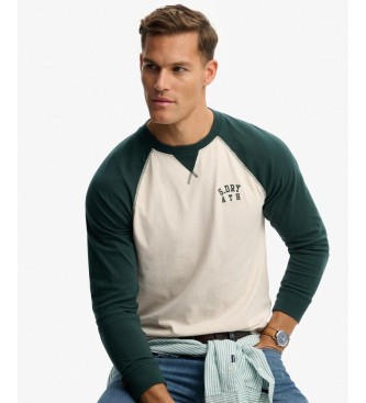Superdry Vintage Athletic Baseball T-shirt green