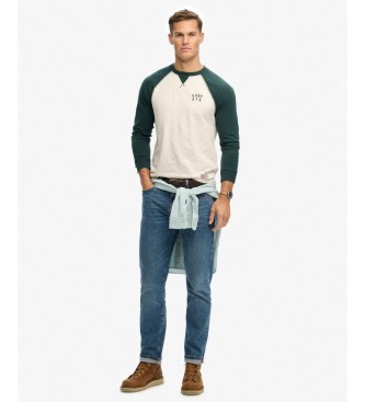 Superdry Vintage Athletic Baseball T-shirt green