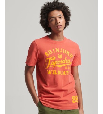 Superdry Vintage Home Run T-shirt oranje