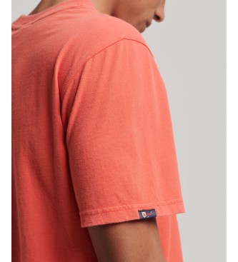 Superdry T-shirt Vintage Home Run cor de laranja