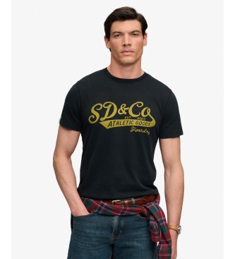 Superdry Black Vintage Script T-shirt