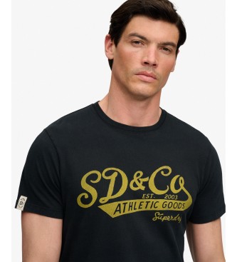Superdry Black Vintage Script T-shirt