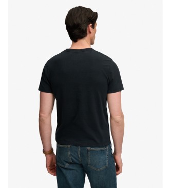 Superdry Black Vintage Script T-shirt