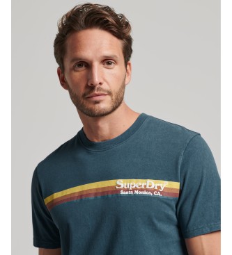 Superdry Vintage Venue T-shirt donkerblauw