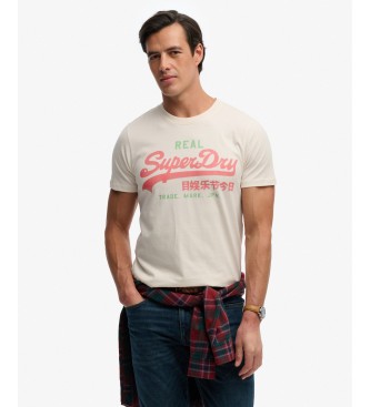 Superdry T-shirt bianca classica