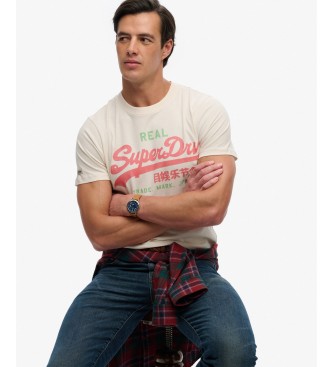 Superdry T-shirt bianca classica