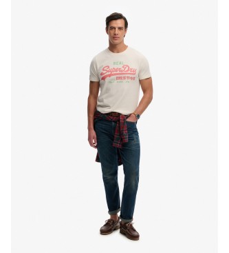 Superdry T-shirt bianca classica