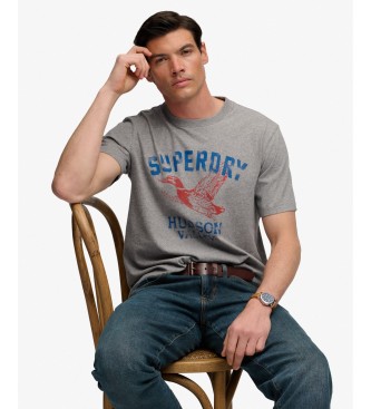 Superdry T-shirt Wild Frontier gris