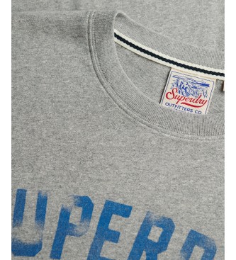 Superdry T-shirt Wild Frontier gris
