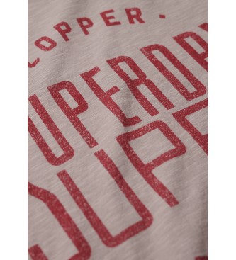 Superdry Workwear T-shirt from the Copper Label beige range