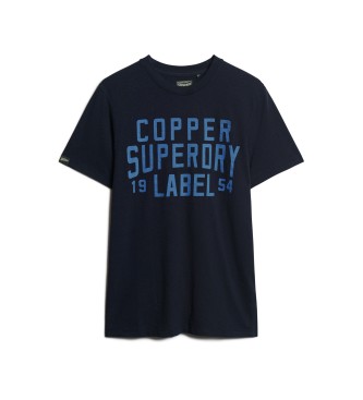 Superdry Workwear T-shirt from the Copper Label navy range