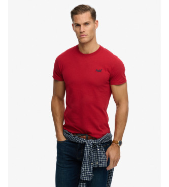 Superdry T-shirt org�nica Essential vermelha
