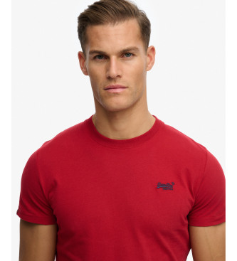 Superdry T-shirt org�nica Essential vermelha