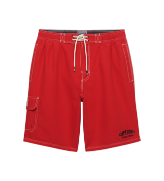 Superdry Cargo 19 Boardshort r�d