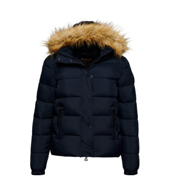 Superdry Cazadora Acolchada Corta marino