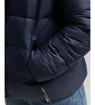 Superdry Quilted Jacket Short navy