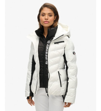 Superdry Casaco de esqui acolchoado Luxe branco 