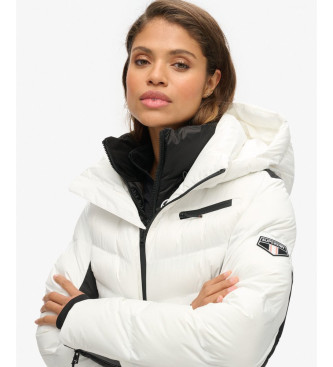 Superdry Casaco de esqui acolchoado Luxe branco 