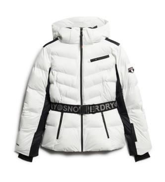 Superdry Casaco de esqui acolchoado Luxe branco 