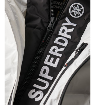 Superdry Casaco de esqui acolchoado Luxe branco 