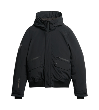 Superdry City Quilted Bomber Jacket Black