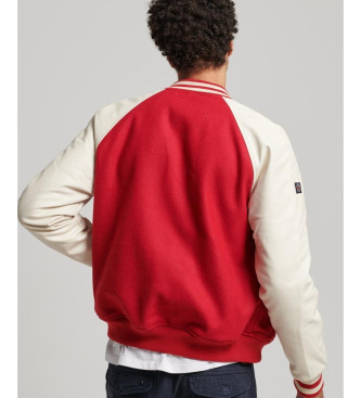 Superdry College Varsity Bomberjacka rd