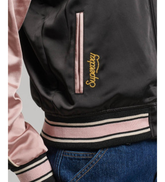 Superdry Bomber jakna z vezenino Sukajan black