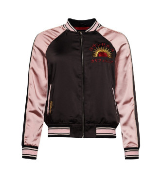 Superdry Bomber jakna z vezenino Sukajan black