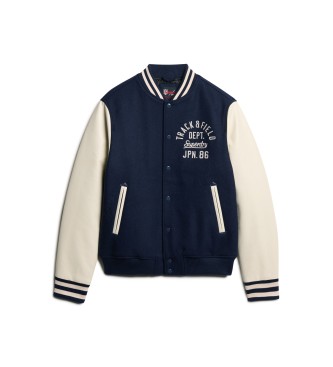 Superdry Blouson bombardier  points de chanette marine